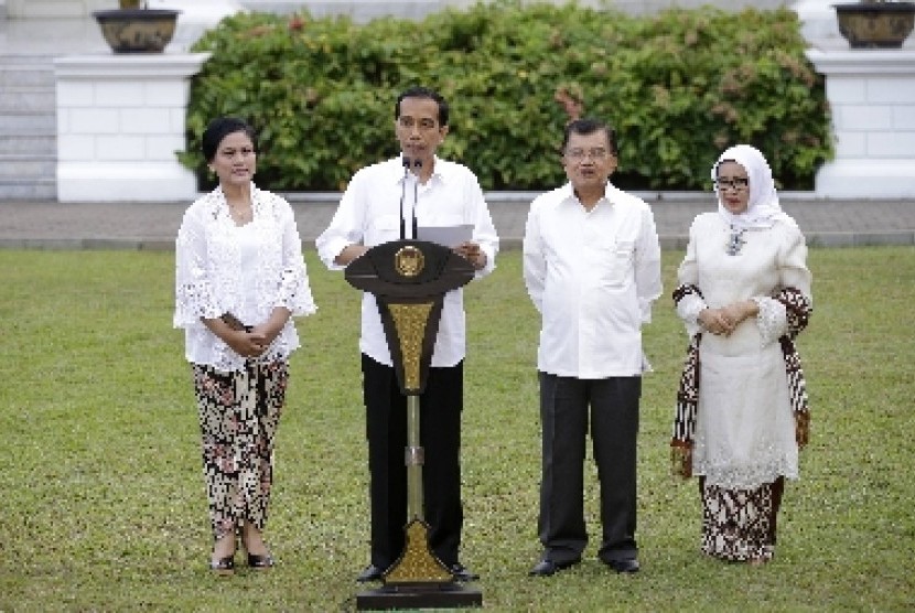 Presiden Jokowi dan Wapres JK.