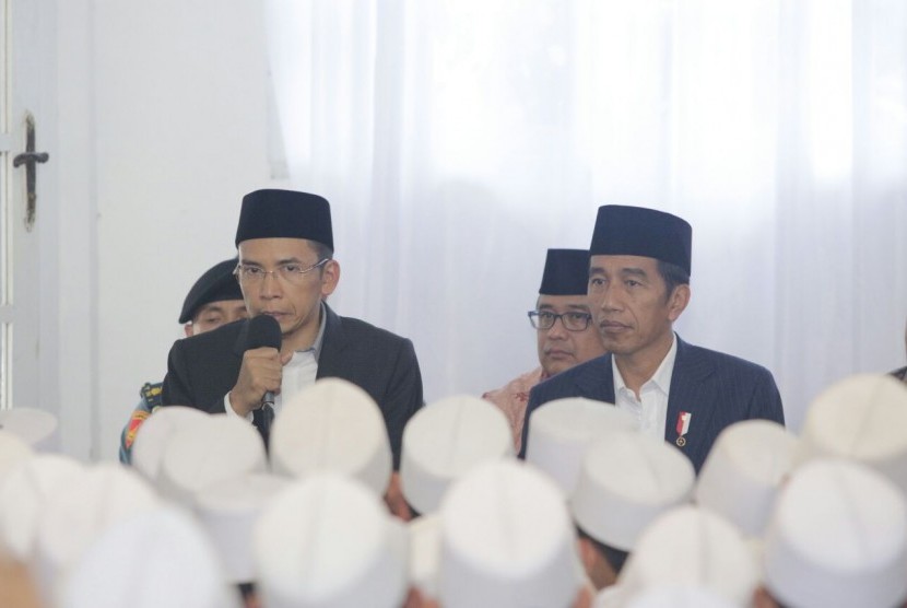 Presiden Jokowi di NTB, Kamis (23/11).