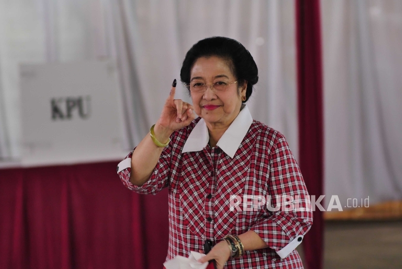 The former Indonesian president Megawati Soekarnoputri