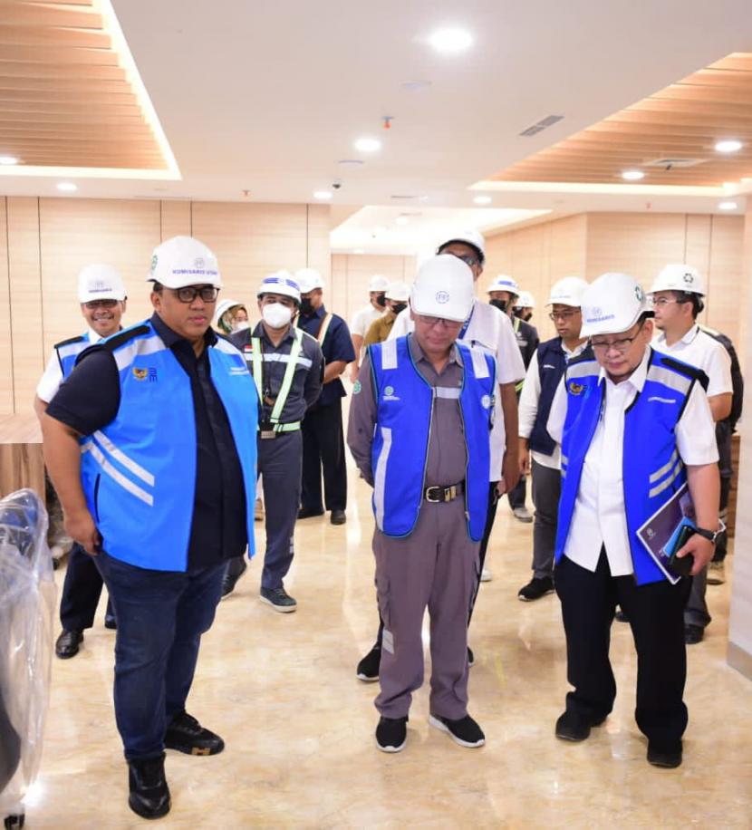 Presiden Komisaris PTPP Andi Gani Nena Wea melakukan kunjungan kerja ke tiga lokasi proyek yang berada di Jakarta dan Tangerang.