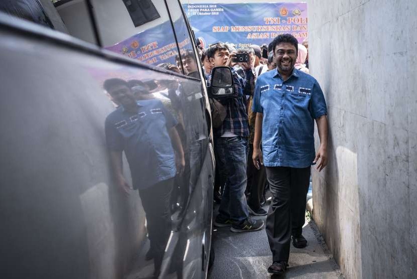Presiden Konfederasi Serikat Pekerja Indonesia (KSPI) Said Iqbal. KSPI mengapresiasi keputusan DKI Jakarta menaikkan UMP 5 persen.
