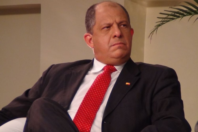 Presiden Kosta Rika yang baru terpilih Luis Guillermo Solis