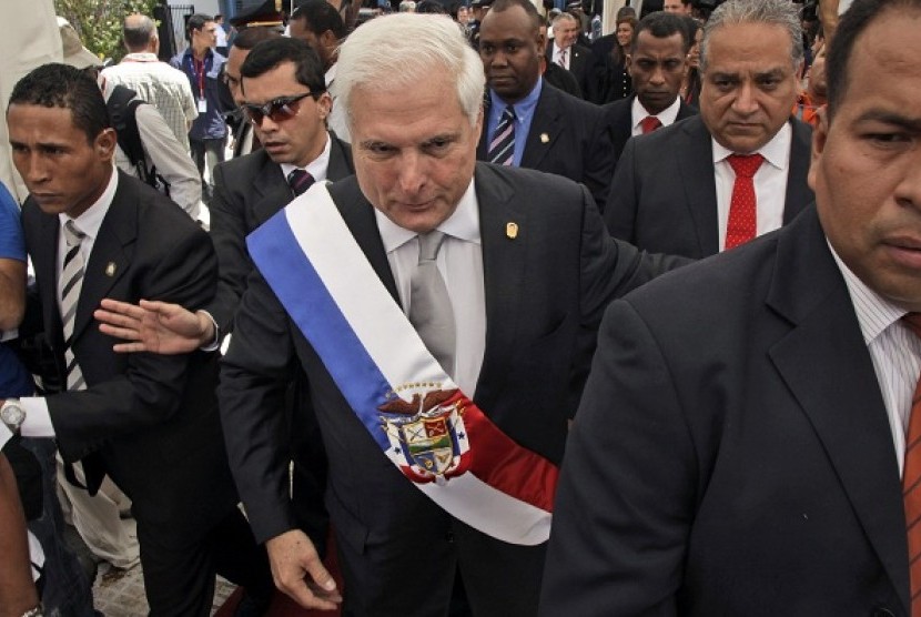 Mantan presiden Panama Ricardo Martinelli 