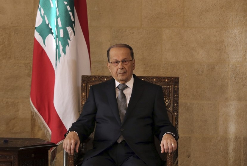 Presiden Lebanon Michel Aoun.