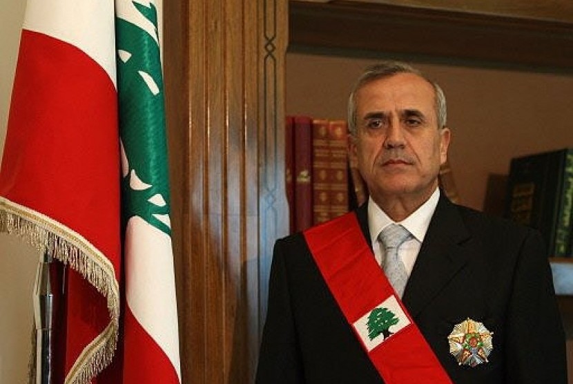 Presiden Lebanon Michel Sleiman