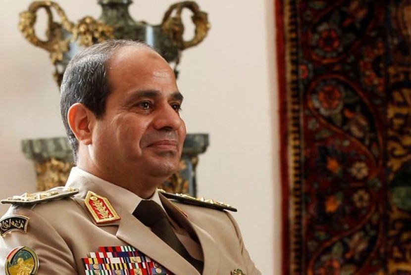 Presiden Mesir Abdel Fattah el-Sissi mengkritik sikap Eropa menghadapi imigran. Ilustrasi.