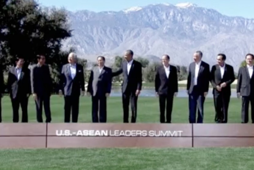 Presiden Obama dan para pemimpin ASEAN