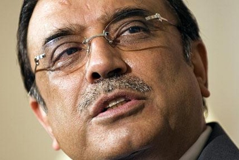 Presiden Pakistan Asif Ali Zardari 