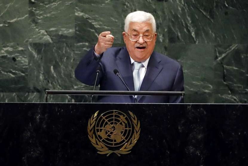 Presiden Palestina Mahmoud Abbas menegaskan tidak ada hubungan dengan Israel dan Amerika Serikat.