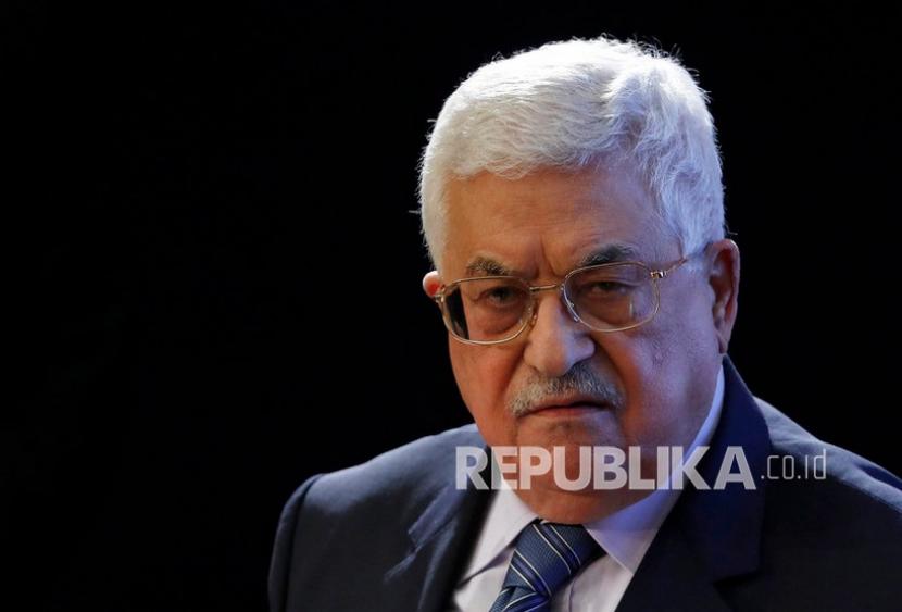 Presiden Palestina Mahmoud Abbas. Presiden Palestina Mahmoud Abbas bertemu Menlu Yordania di Ramallah.