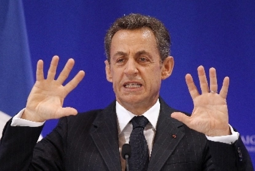 Mantan presiden Prancis, Nicolas Sarkozy
