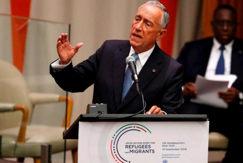 Presiden Portugal Marcelo Rebelo de Sousa.