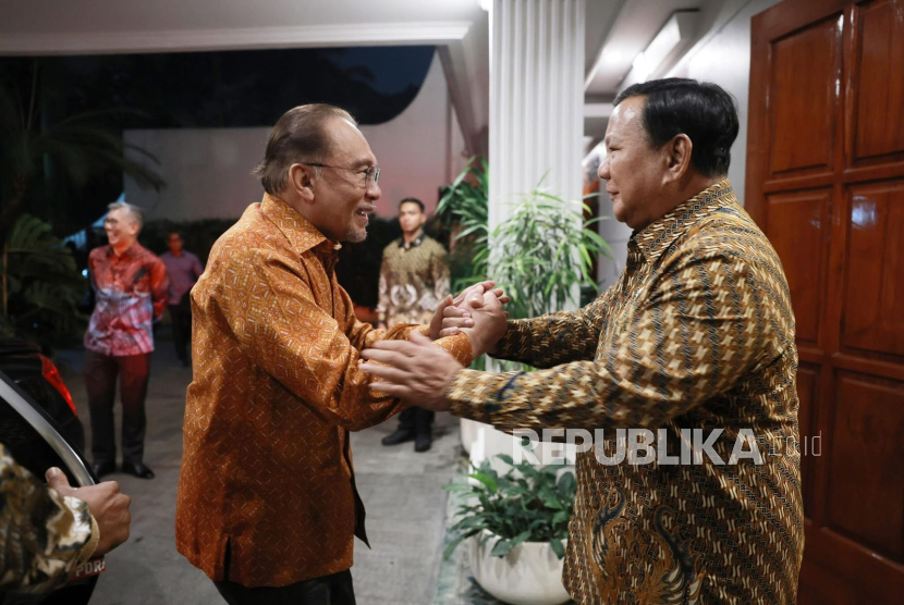Presiden Prabowo dan Perdana Menteri Anwar Ibrahim.