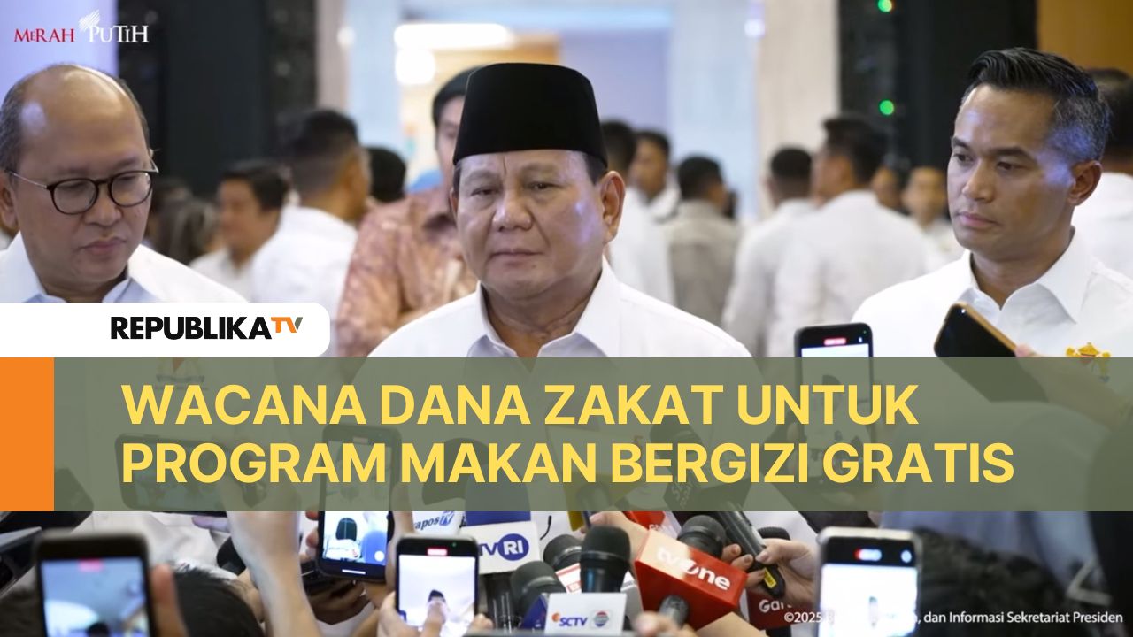 Presiden Prabowo Subianto merespons wacana dana zakat untuk program Makan Bergizi Gratis.