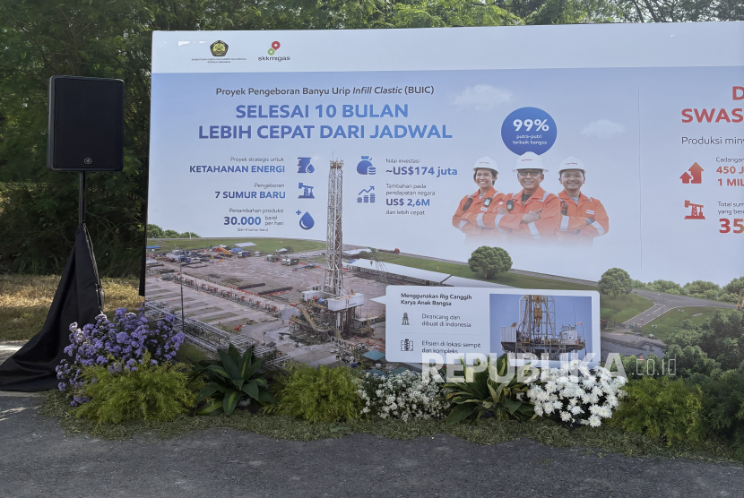 Presiden Prabowo Subianto mresmikan penambahan produksi minyak sebesar 30 ribu barel per hari di Blok Cepu, Kabupaten Bojonegoro, Jawa Timur, Kamis (26/6/2025).