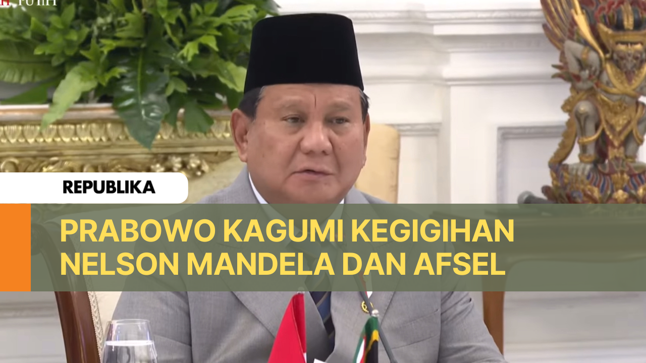 Terima Kunjungan Presiden Afsel, Prabowo Kagum dengan Perjuangan Nelson Mandela