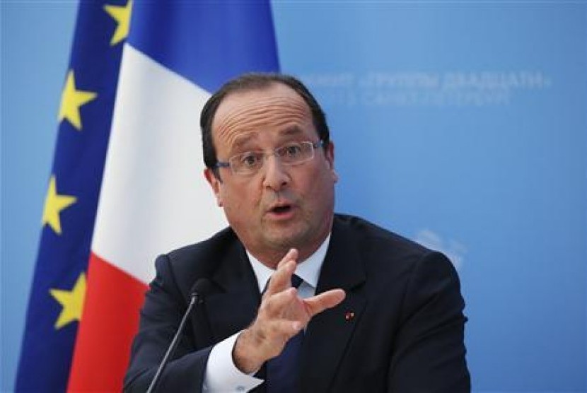 Presiden Prancis Francois Hollande.