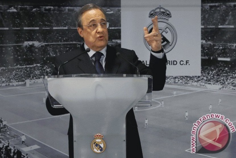Presiden Real Madrid Florentino Perez 
