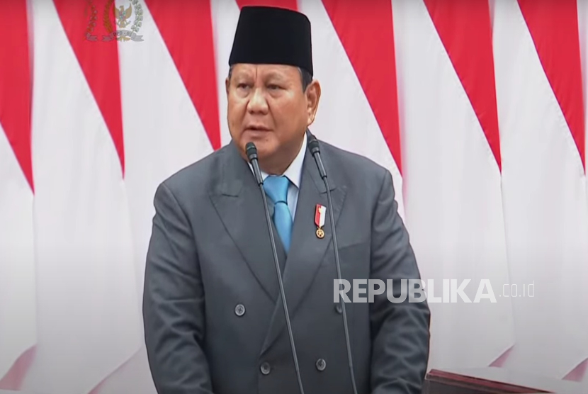 Presiden Republik Indonesia, Prabowo Subianto.