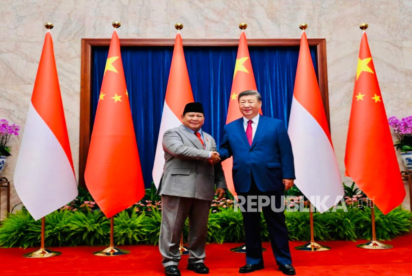 Presiden RI Jenderal (Purn) Prabowo Subianto melakukan pertemuan bilateral dengan Presiden Republik Rakyat Tiongkok (RRC) Xi Jinping di Great Hall of the People, Beijing pada Rabu (3/9/2025).