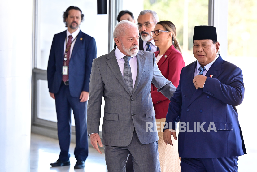 Presiden Prabowo Dijamu Santap Siang Kenegaraan oleh Presiden Lula