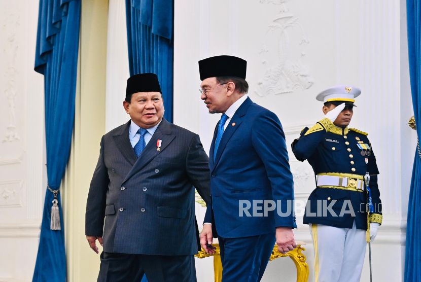 Presiden RI Jenderal (Purn) Prabowo Subianto menjamu Perdana Menteri (PM) Malaysia sekaligus Ketua ASEAN Dato’ Seri Anwar Ibrahim di Istana Merdeka, Jakarta Pusat pada Selasa (29/7/2025).