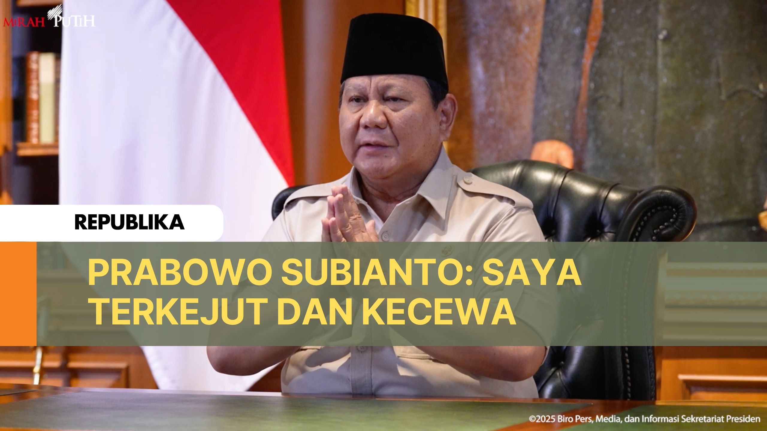 Prabowo Subianto: Saya Terkejut dan Kecewa