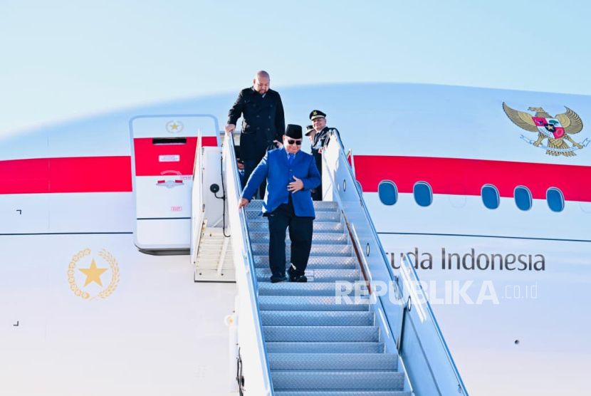 Presiden RI Jenderal (Purn) Prabowo Subianto tiba di Bandara Internasional John F Kennedy, New York, Amerika Serikat pada Sabtu (20/9/2025) sekitar pukul 16.50 waktu setempat.