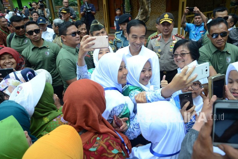 Presiden RI Joko Widodo (Jokowi) saat di Bandung / Ilustrasi 
