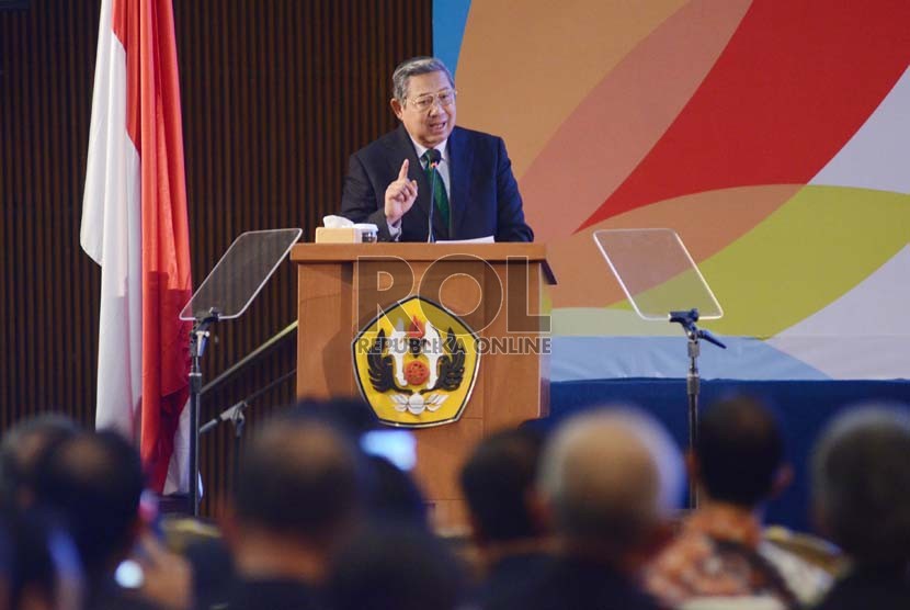  Presiden keenam RI, SBY sampaikan Orasi Ilmiah di Unpad beberapa waktu lalu.