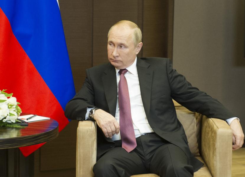 Presiden Rusia Vladimir Putin. ilustrasi