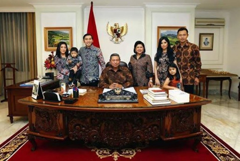 Presiden SBY dan keluarga.