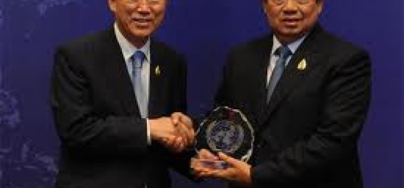 Presiden SBY dan Sekjen PBB Ban Ki-Moon