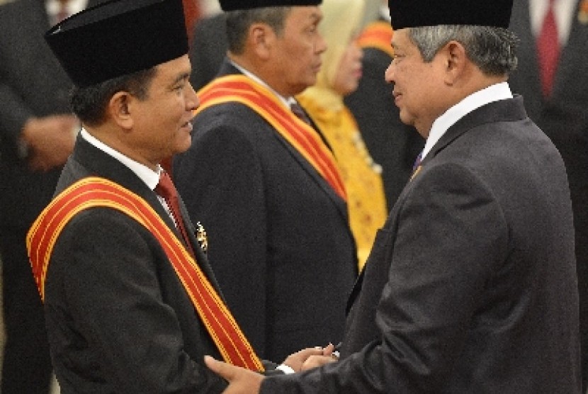 Susilo Bambang Yudhoyono dan Yusril Ihza Mahendra 