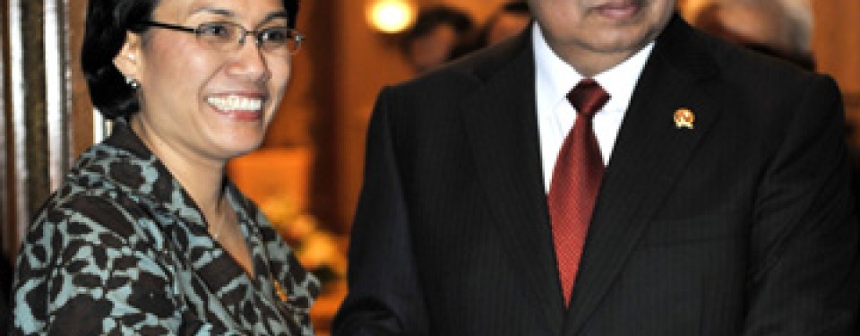 Presiden SBY-Sri Mulyani