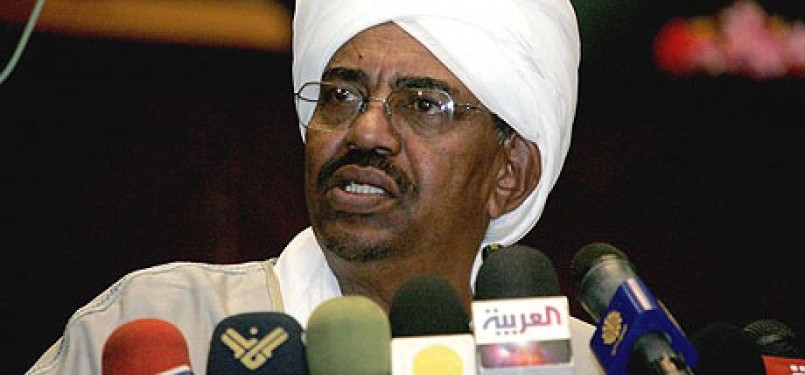 Presiden Sudan Omar Hassan Al-Bashir.