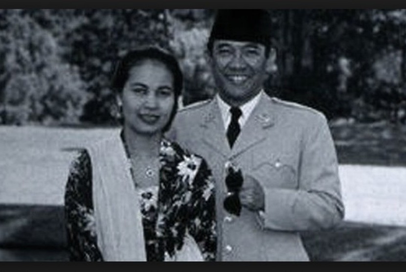 Presiden Sukarno dan Ibu Hartini