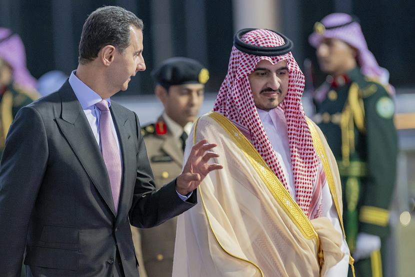 Presiden Suriah Bashar al-Assad tiba di Bandara Internasional King Abdulaziz di Jeddah untuk berpartisipasi dalam KTT Liga Arab