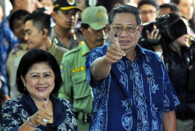 Presiden Susilo Bambang Yudhoyono dan Ibu Ani Yudhoyono.