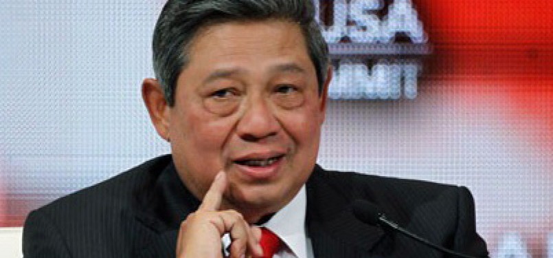Presiden Susilo Bambang Yudhoyono saat memberi penjelasan di APEC 2011, Honolulu, Amerika Serikat.