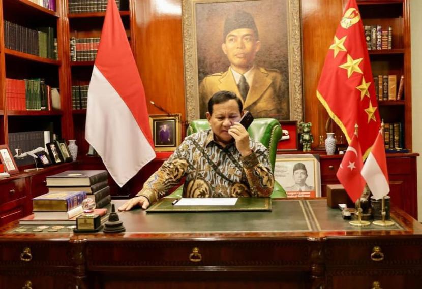 Presiden terpilih sekaligus Menhan, Prabowo Subianto.
