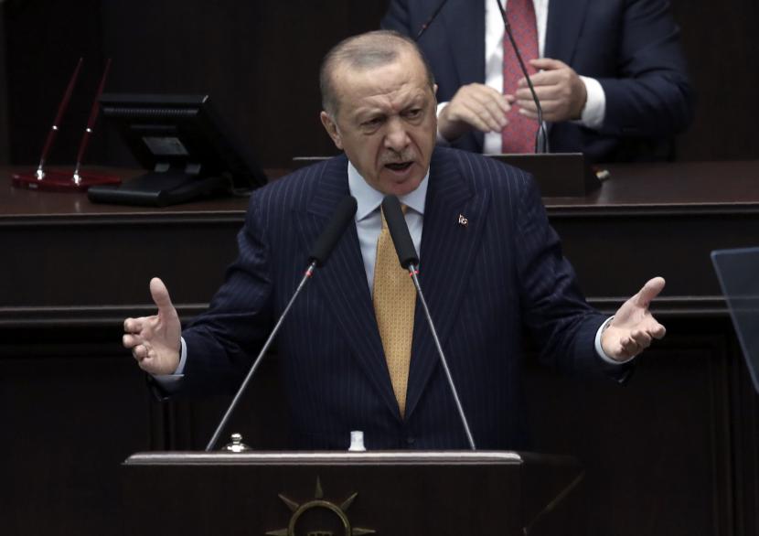  Presiden Turki Recep Tayyip Erdogan.