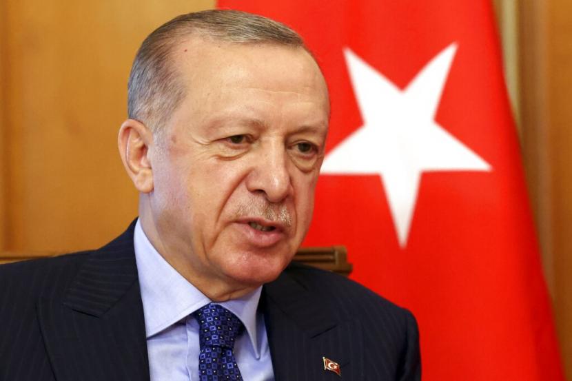 Presiden Turki Recep Tayyip Erdogan mengecam penumpukan pasukan asing yang berada di Yunani. Ilustrasi.
