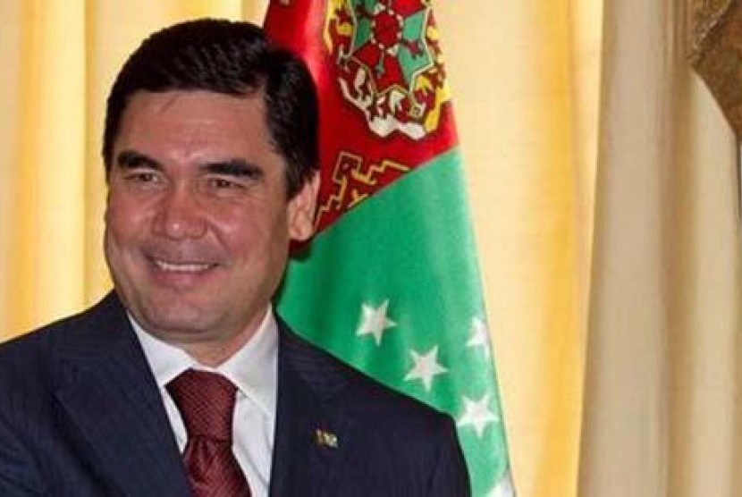 Presiden Turkmenistan Gurbanguly Berdymukhamedov.