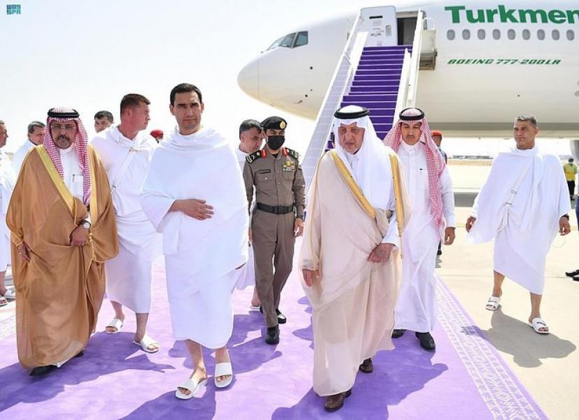 Presiden Turkmenistan Tiba di Jeddah