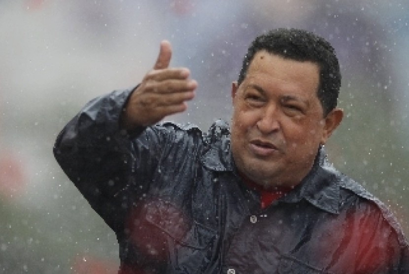 Presiden Venezuela, Hugo Chavez.