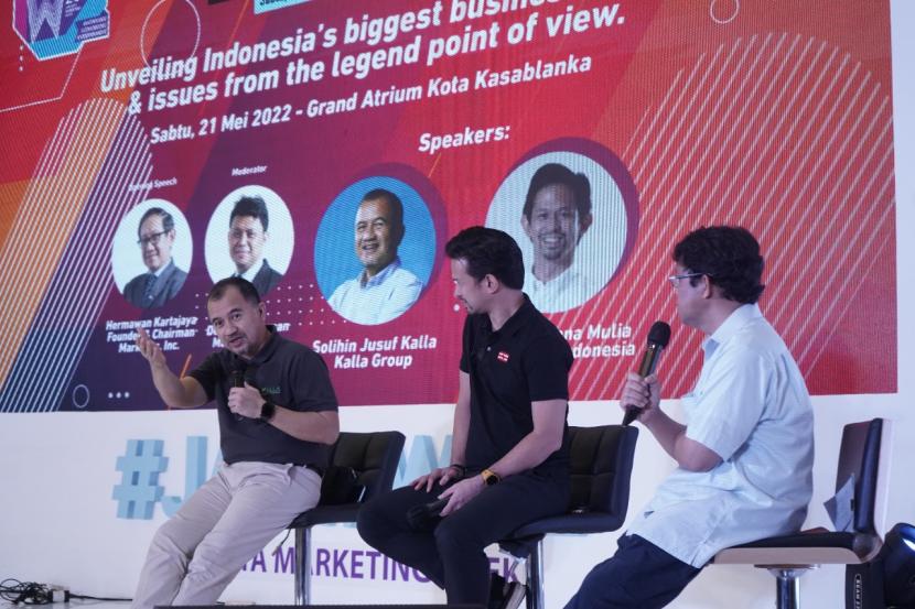 President Director KALLA, Solihin Jusuf Kalla turut meramaikan gelaran Jakarta Marketing Week 2022 Hari ke-4 (21/5/2022) yang digelar di Atrium Kota Kasablanka Mall sejak 18 hingga 22 Mei 2022.