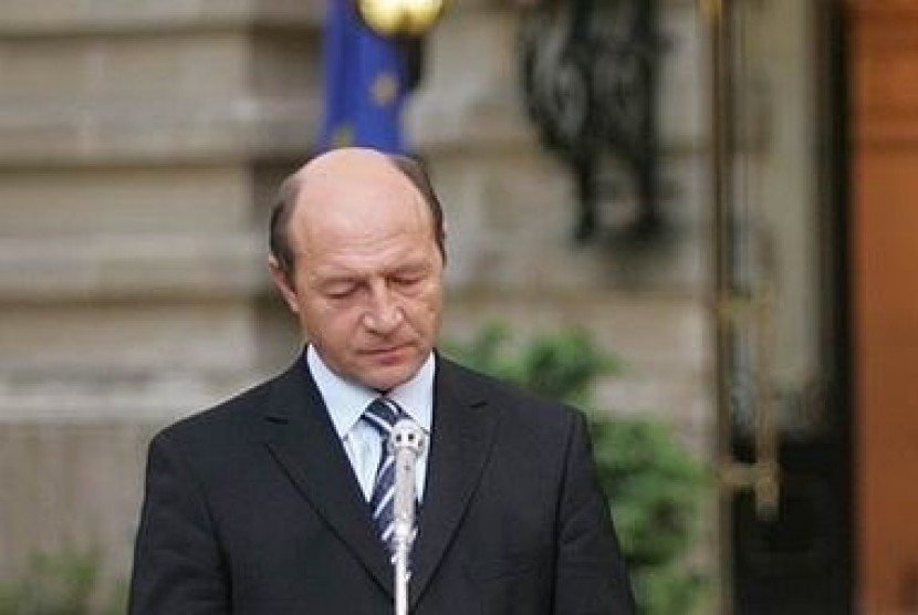 President of Romania, Traian Basescu (file photo)