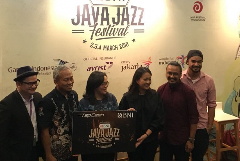 Press Conference Jakarta Internasional BNI Java Jazz Festival 2018.