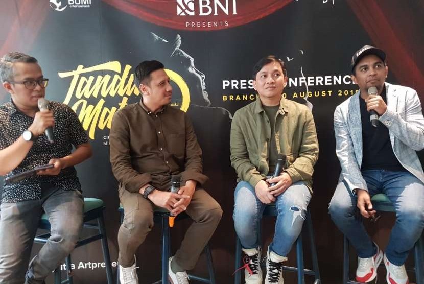 Press Conference, Jum'at (10/8), konser Tanda Mata persembahan Glenn Fredly untuk Yovie Widianto yang akan diselenggarakan pada 30 Sepember 2018 di Ciputra Artpreneur Kuningan, Jakarta.